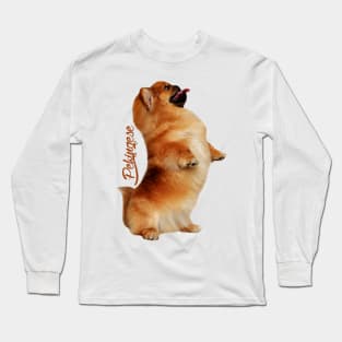 Pekingese dog Long Sleeve T-Shirt